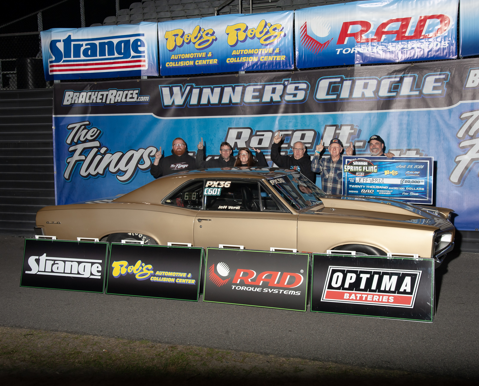 2024 Spring Fling Galot RAD Shootout winner circle