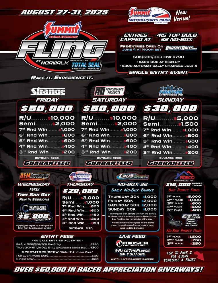 Bristol Summer Fling Flyer page 1