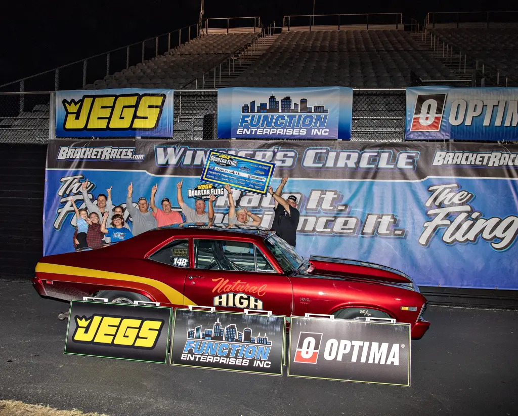Arnold Smith Wins Function Ent. $20K Shootout at the JEGS Door Car Fling presented by OPTIMA